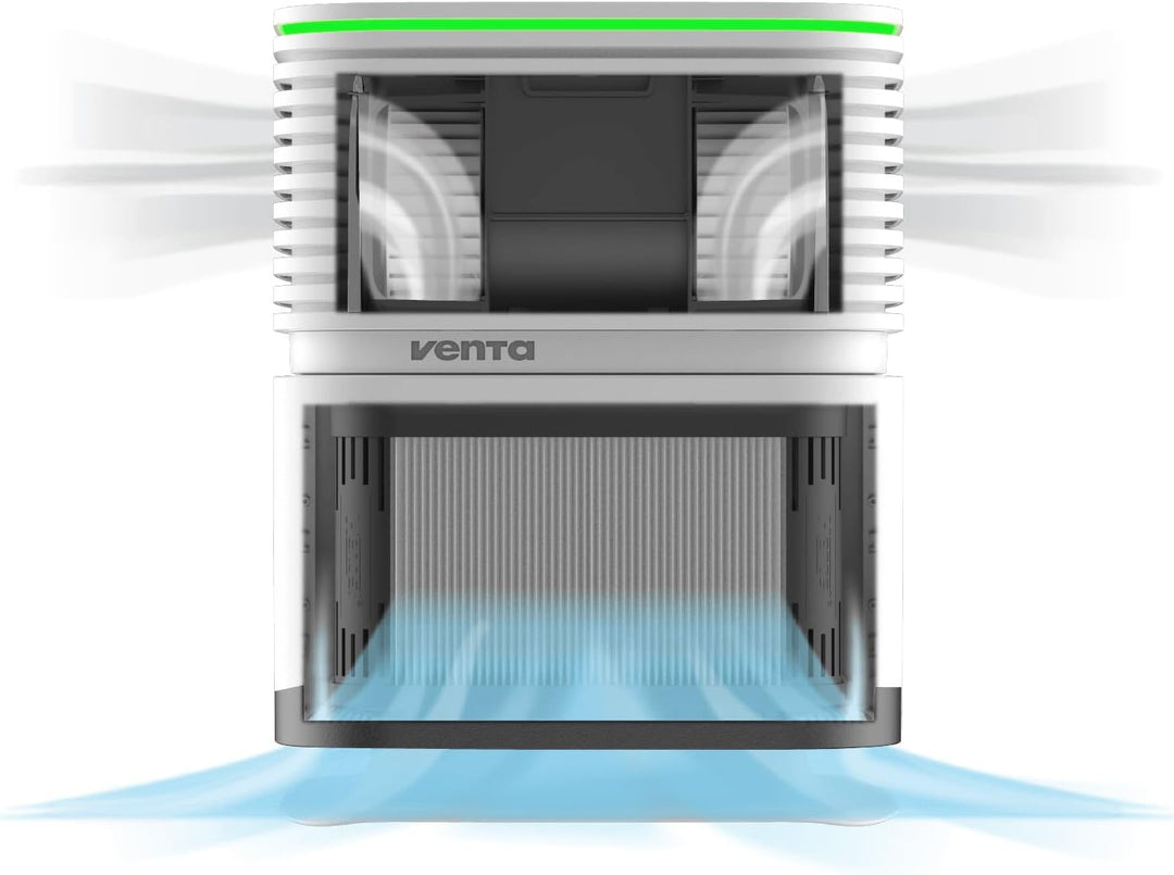 Venta Luftreiniger AP730, leise 22 dB(SPL), 4 Watt, CADR 320 m³/h, 3-fach Reinigung, H13 Filter: 99,