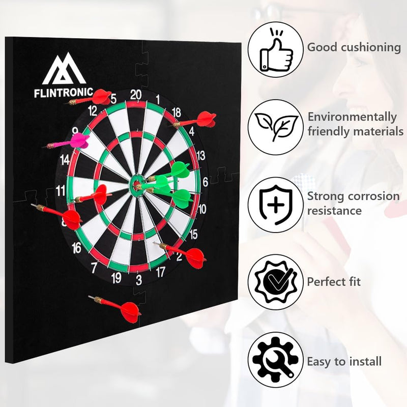 Flintronic Dart Catchring Surround, Surround Auffangring Dart Backboard, Dartscheibe Schutzring, Lei