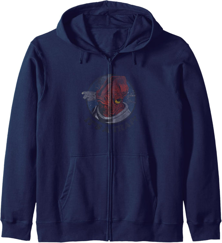 Star Wars Admiral Ackbar Falcon IT'S A TRAP! Kapuzenjacke
