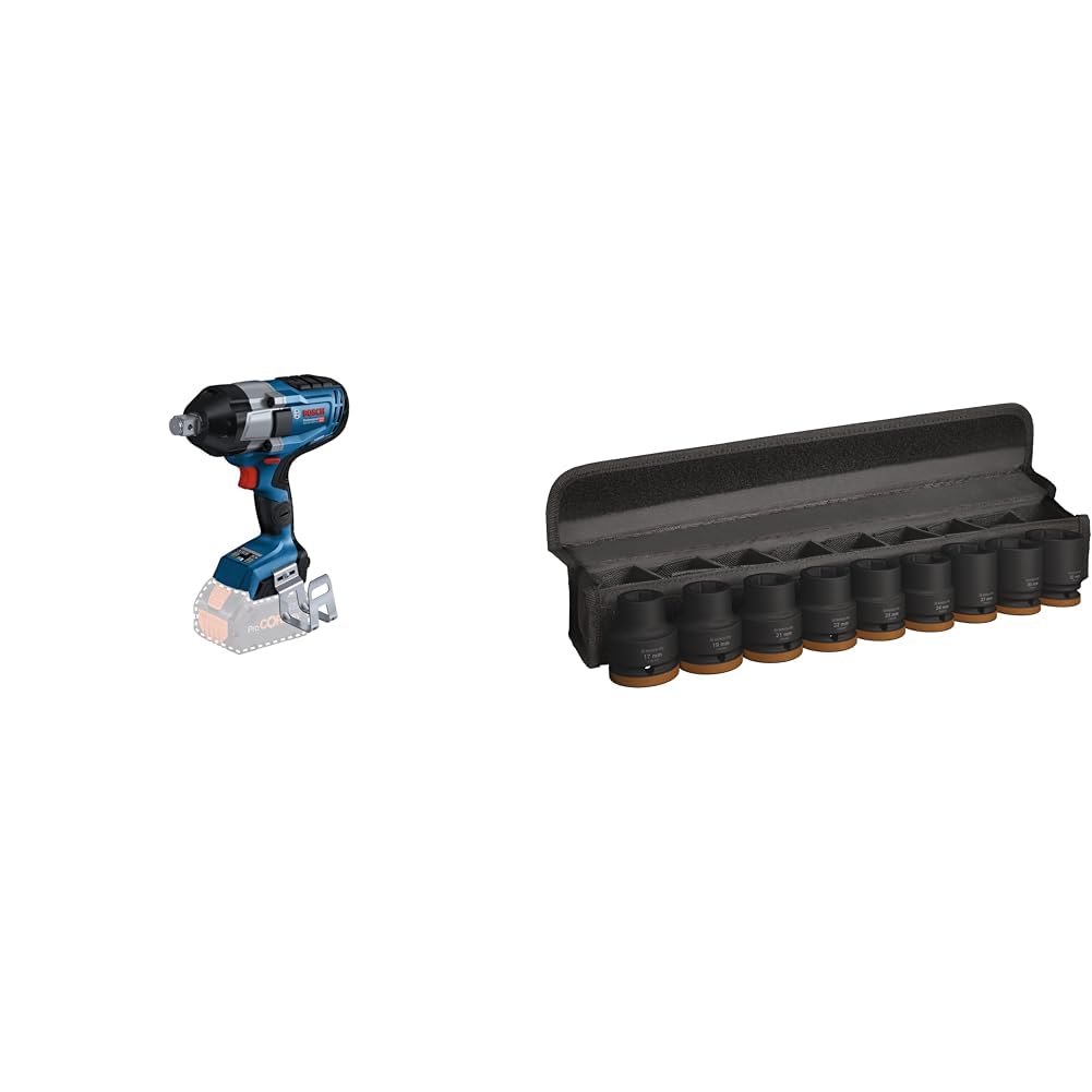 Bosch Professional 18V System BITURBO Akku Drehschlagschrauber GDS 18V-1050 C (ohne Akku/Ladegerät)