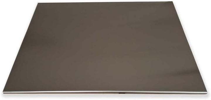 Edelstahl-Teigbrett 40×40 cm – Robust, hygienisch und korrosionsbeständig – Ideal zum Kneten, Ausrol