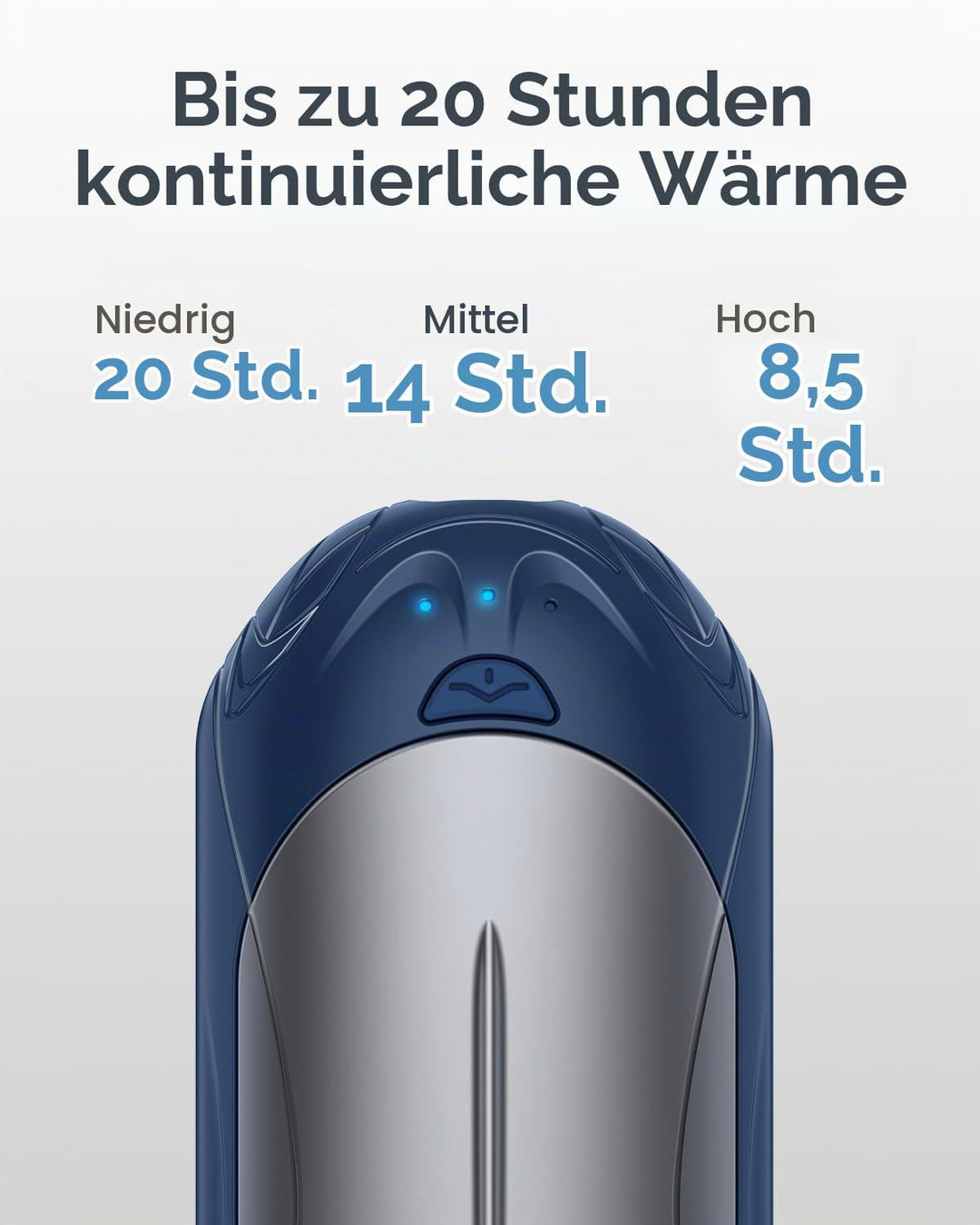 BOSONER Handwärmer Elektrisch Taschenwärmer Wiederaufladbar: 2er-Set 6000mAh Elektrischer Handwärmer