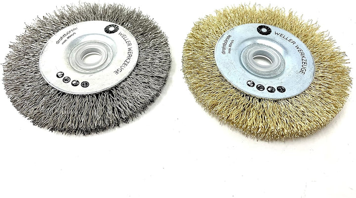 2er SET Drahtbürste Bürste Reinigungsscheibe passend für Bosch GWS 10,8 12V 76 Zubehör Schleifscheib