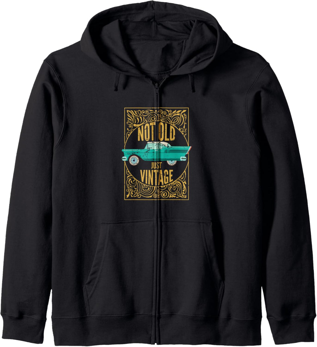 Nicht alt nur Vintage Lustiges Retro Geschenk Fun Kapuzenjacke