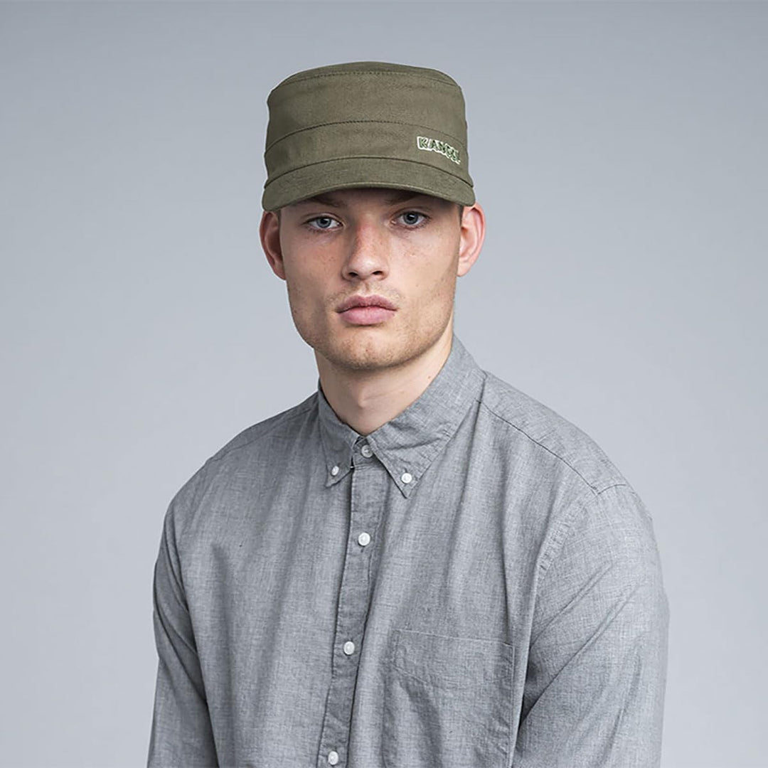 Kangol Herren Cap Cotton Twill Army XXL Grün (Army Green), XXL Grün (Army Green)
