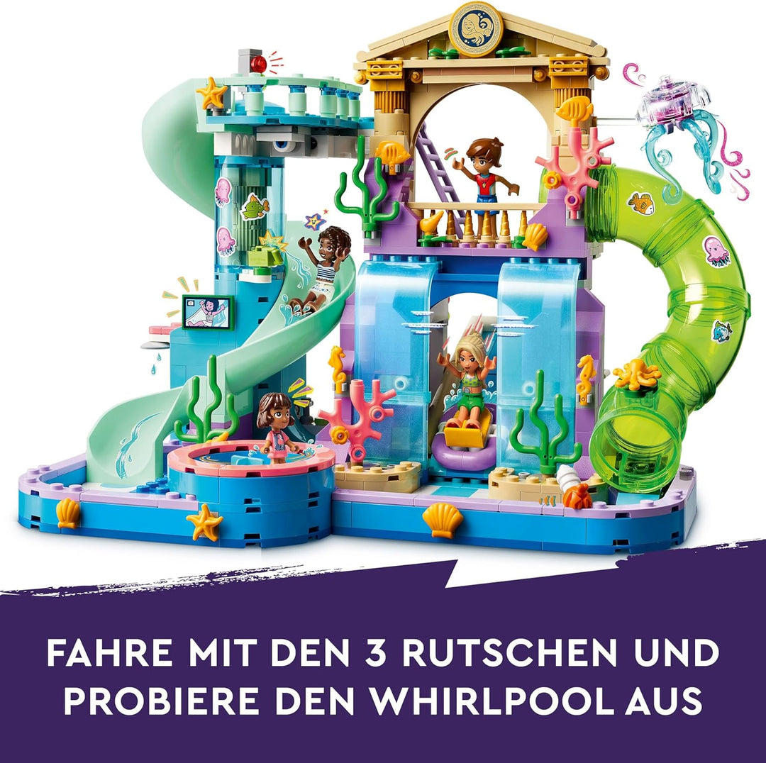LEGO Friends Heartlake City Wasserpark, Outdoor-Spielset für Mädchen und Jungen ab 8 Jahren, kreativ