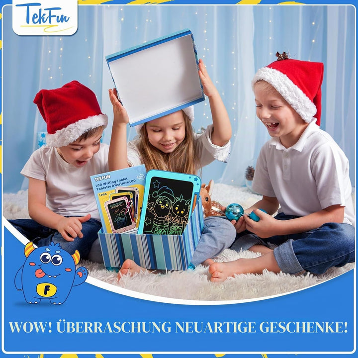 TEKFUN LCD Schreibtafel Kinder Spielzeug ab 3 4 5 6 7 Jahre alt Junge Mädchen, 8,5 Zoll Zaubertafel