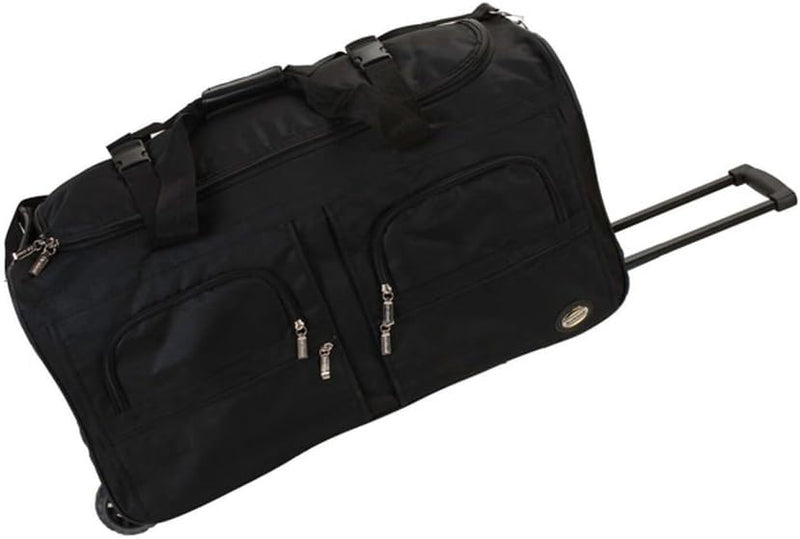 Rockland Gepäck 76,2 cm Rolltasche, Schwarz, Einheitsgrösse, Reisetasche mit Rollen Einheitsgrösse S