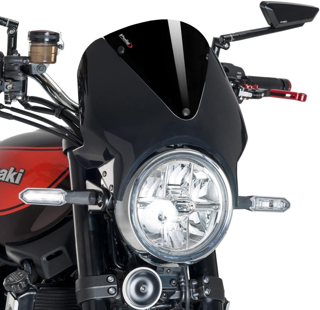 Windschild Puig Vision kompatibel für Ducati Monster 620/600 schwarz