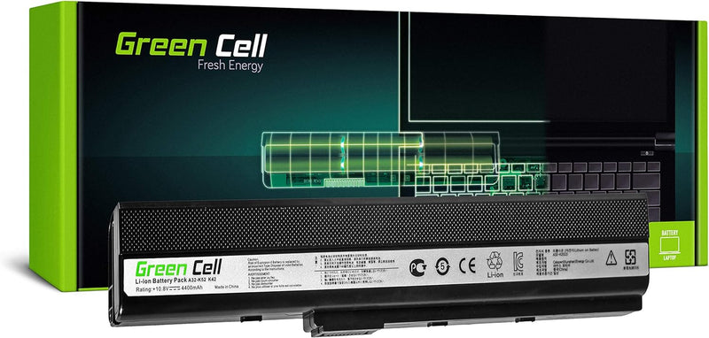 Green Cell Standard Serie A32-K52 Laptop Akku für ASUS A52F A52J A52N B53 K42 K52 K52DR K52J K52JK K