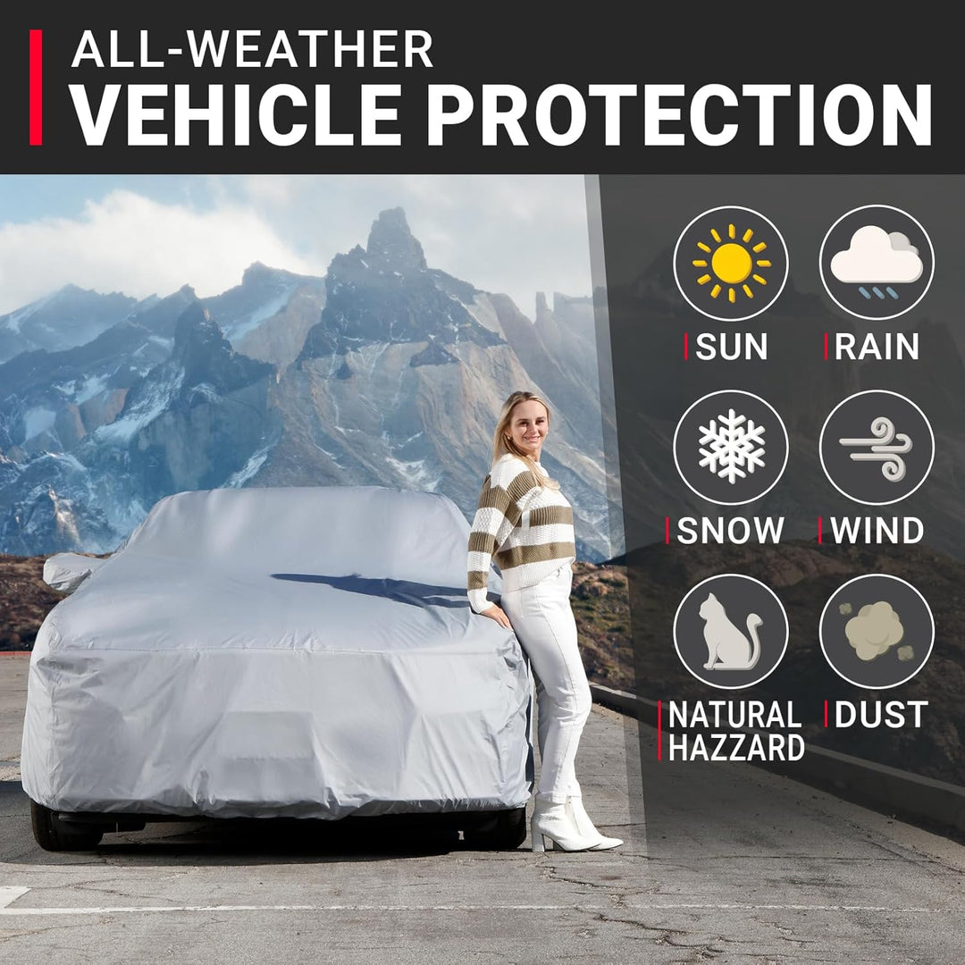 iCarCover Passend für Ford Mustang Cabrio Vollgarage Wasserdicht Allwetter Wetterfest UV Sonne Schne