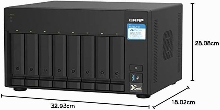 QNAP NAS TS-832PX-4G 8bay Desktop, One Size