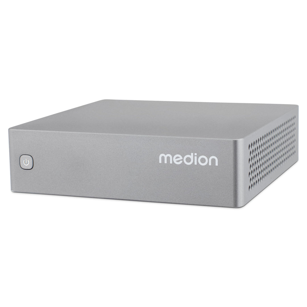 MEDION S06 Mini PC (Intel Core i3-1315U, 8GB DDR4 RAM, 512GB SSD, LAN, WLAN, VESA, HDMI, DP, ohne OS