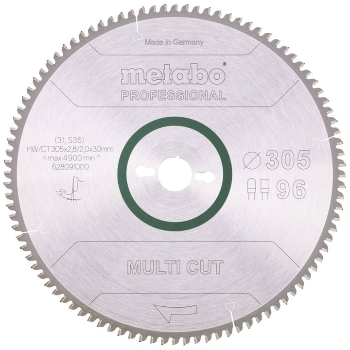 MultiCutProf 305x30, 96 TZ 5°neg