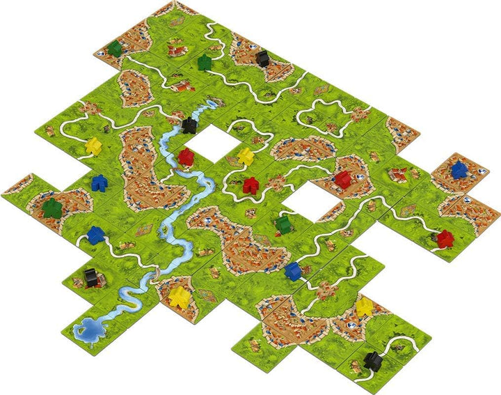 Hans im Glück | Carcassonne | Grundspiel | Familienspiel | Spiel des Jahres 2001 | 2-5 Spieler | Ab