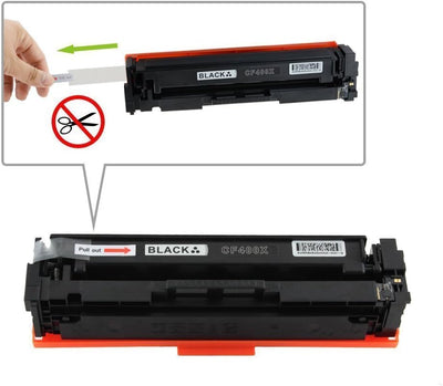 4 Schneider Printware Toner | 40% mehr Leistung | kompatibel für HP 125a für Color Laserjet CM1312nf