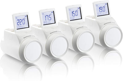 Honeywell Home evohome Heizkörperregler zur Heizungssteuerung per App und WLAN, Paket 4x HR92RT, THR