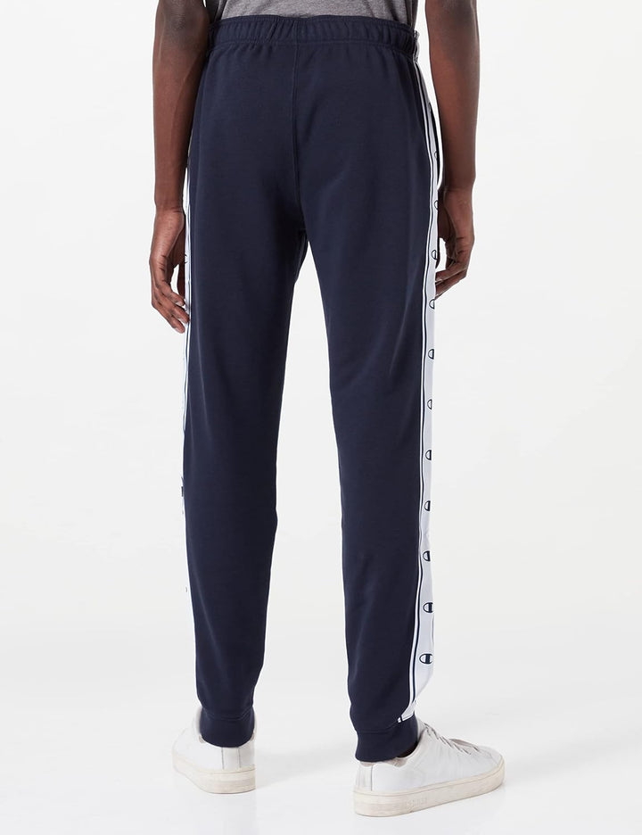 Champion Herren Legacy American Tape Heavy Powerblend Terry Elastic Cuff Trainingshose S Marineblau,