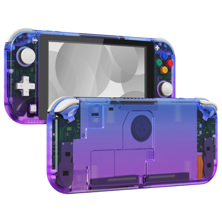 eXtremeRate Full Case Shell für Switch Lite Console, DIY-Ersatz Hülle Gehäuse & Tasten & Schutzfolie