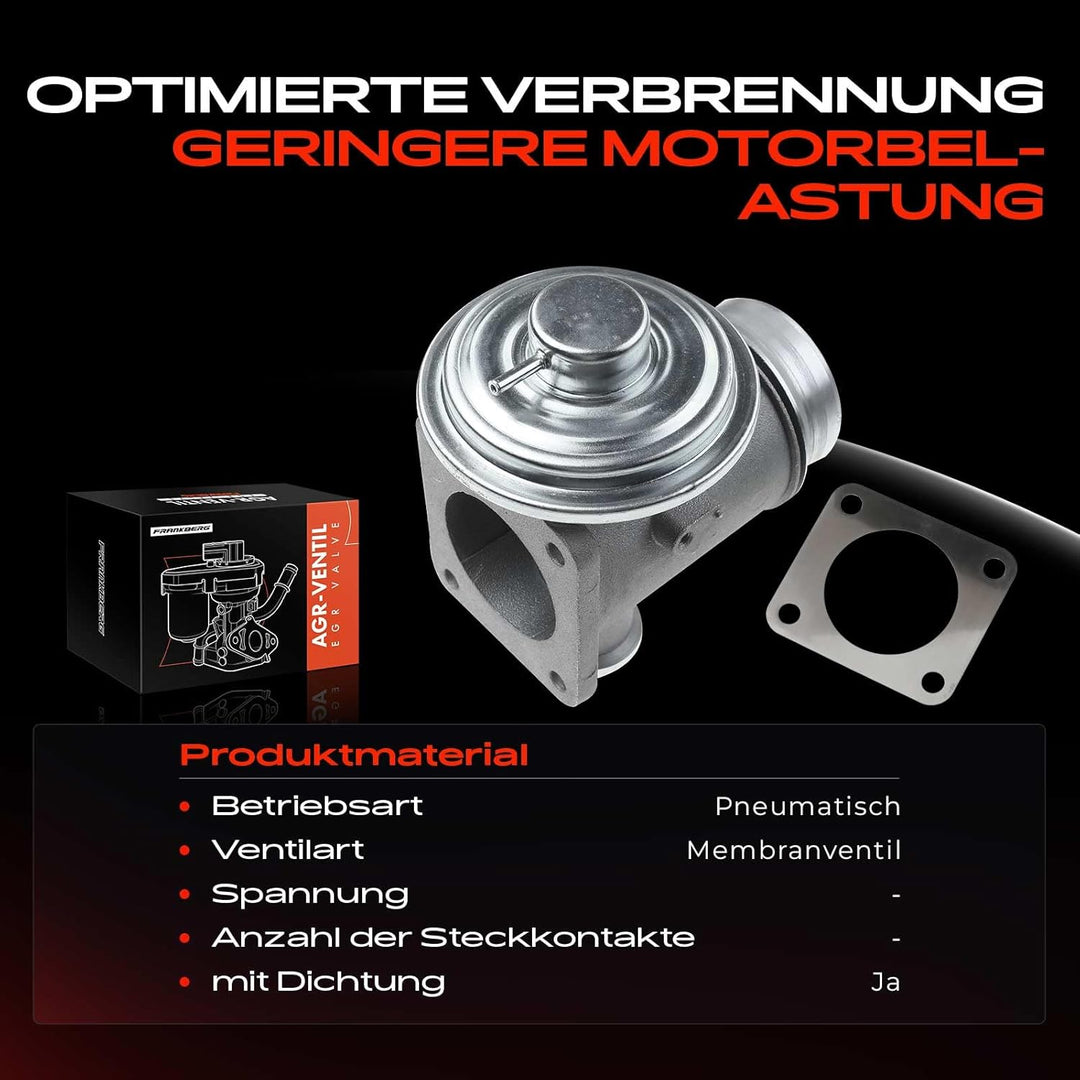 AGR-Ventil Pneumatisch für 3er E46 330 5er E60 E61 530 7er E65, E66, E67 730 X5 E53 3.0L Diesel 1999