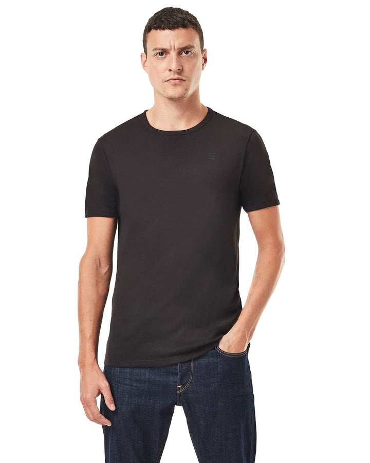 G-STAR Herren Base T-Shirt 2-Pack XXS Schwarz (Black D07205-124-990), XXS Schwarz (Black D07205-124-