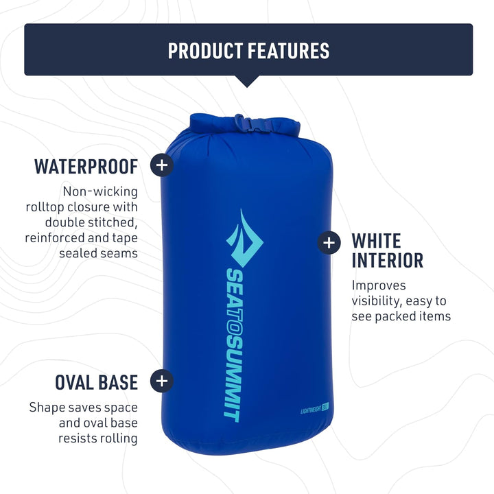Sea to Summit Lightweight Dry Packsack Set, Sulphur-Spicy orange-surf, 8l+13l+20l 8 l, 13 l und 20 l