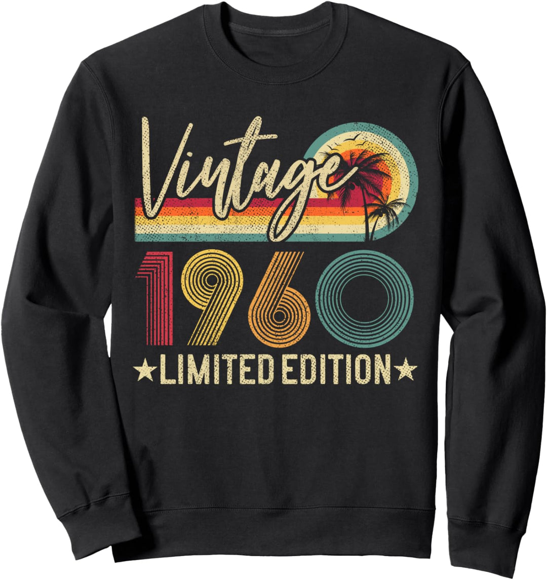 Vintage 1960 62. Geburtstag Geschenk 62 Jahre alt Limited Edition Sweatshirt