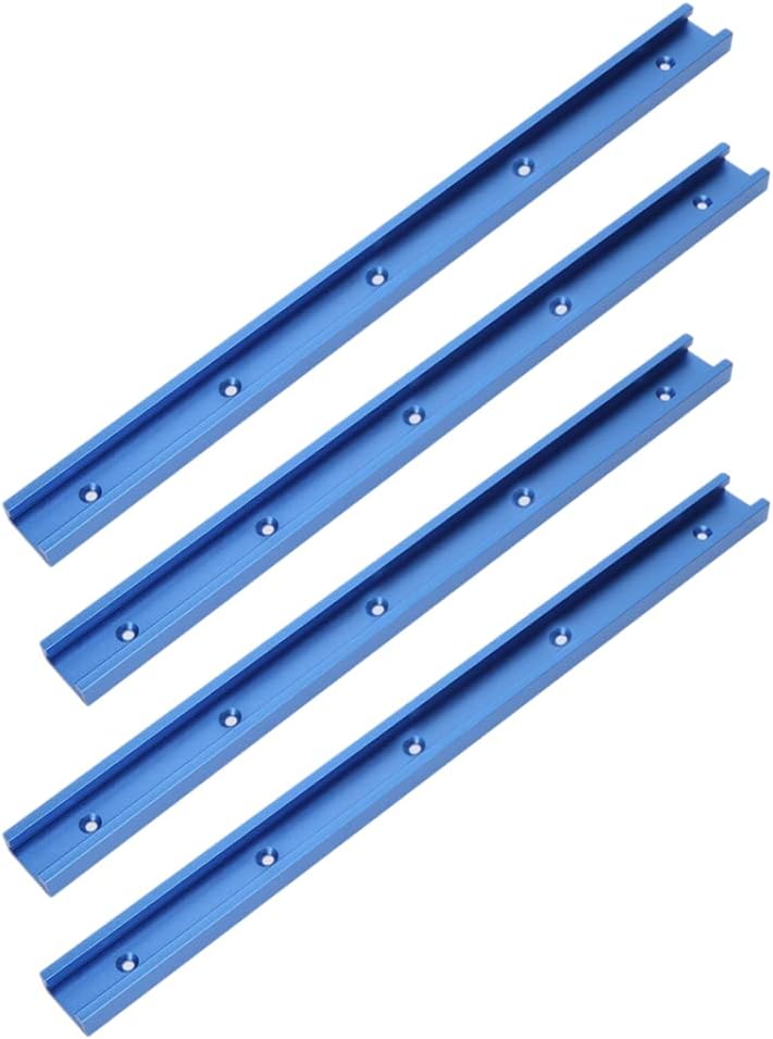 4pcs 800mm T-Gleis Schiene Aluminium T-Schlitz Gehrungsschiene Jig für Holzbearbeitung, 4pcs 800mm