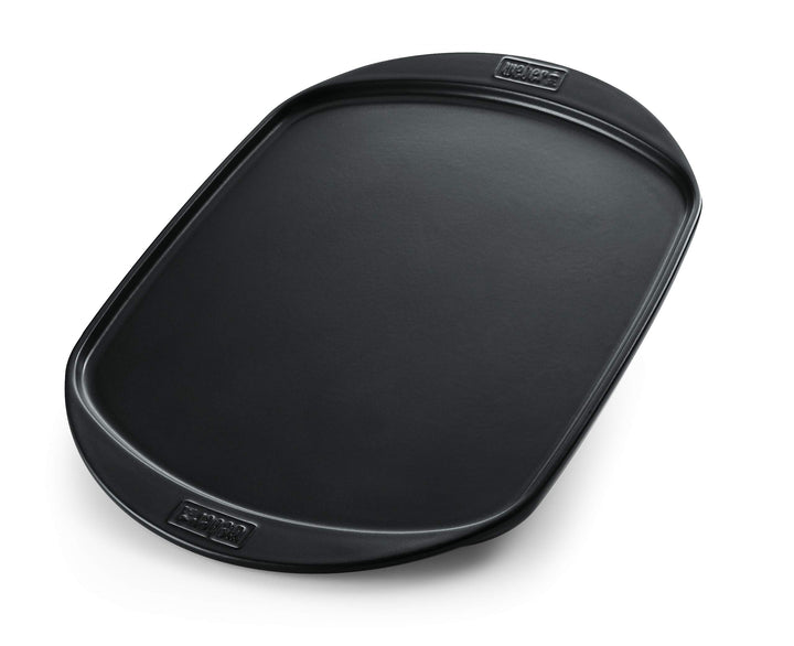 Weber 17509 Grillplatte Keramik gross, schwarz, 49x35 cm, Antihaftoberfäche