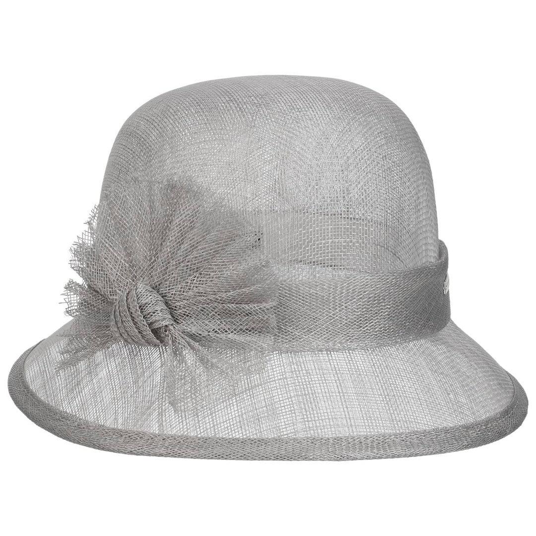 Seeberger Valeska Sinamay Strohhut Damenhut Sommerhut Strohglocke (One Size - grau)