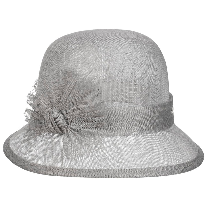 Seeberger Valeska Sinamay Strohhut Damenhut Sommerhut Strohglocke (One Size - grau)