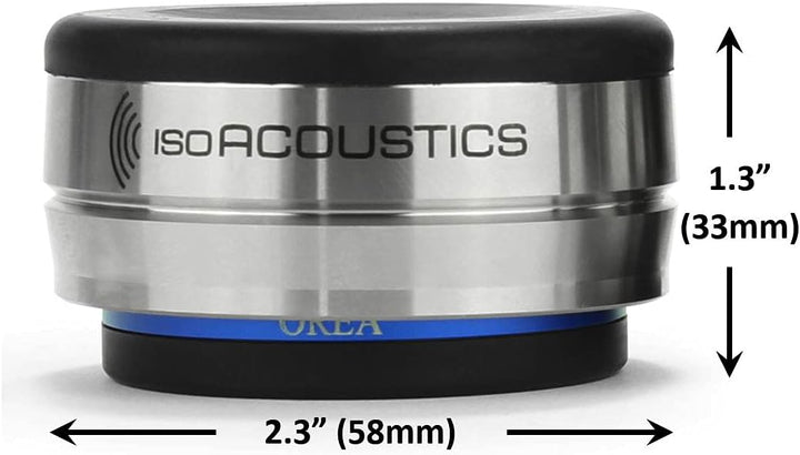 IsoAcoustics Orea-Serie mit Isolatoren für HiFi-Komponenten OREA Indigo – 7,2 kg max./Stück Indigo -