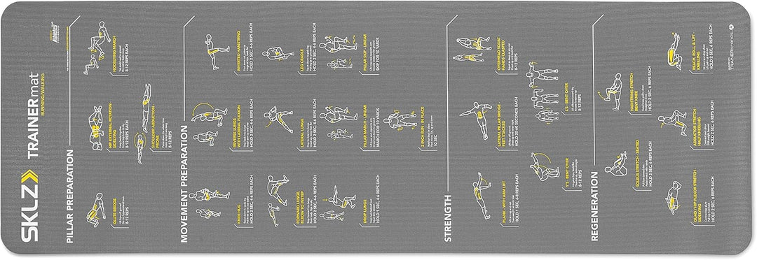 SKLZ Trainingsmatte Trainermat Sport Performance, schwarz, One Size, APD-G2M-PEF-04