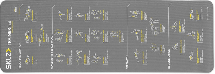 SKLZ Trainingsmatte Trainermat Sport Performance, schwarz, One Size, APD-G2M-PEF-04