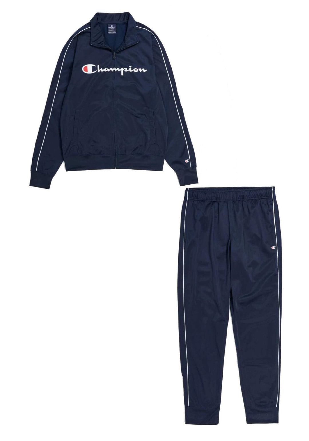 Champion Herren Legacy Tracksuits-Poly-warpknit Full Zip Sportanzug S Blu Marino, S Blu Marino