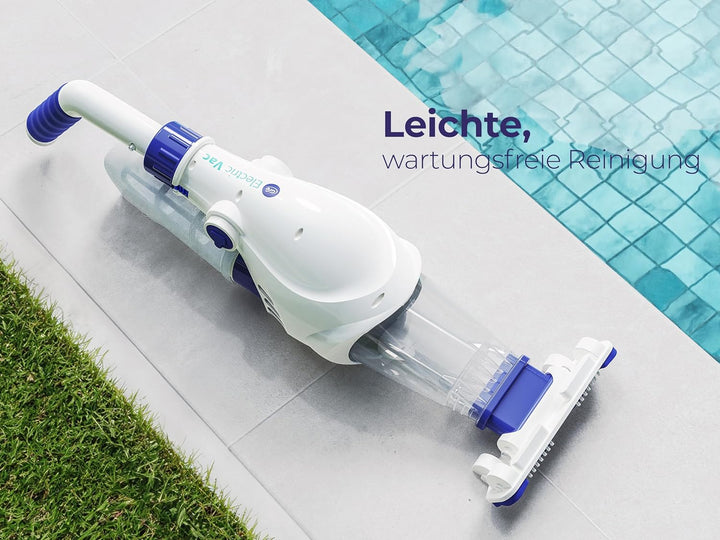 Gre VCB10 Elektric Vac - Elektrischer Poolreiniger, 37 l / h, blau 25W, 25W