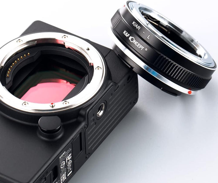 K&F Concept Objektivhalterungsadapter K/AR-L Manueller Fokus Kompatibel mit Konica AR-Objektiv auf L