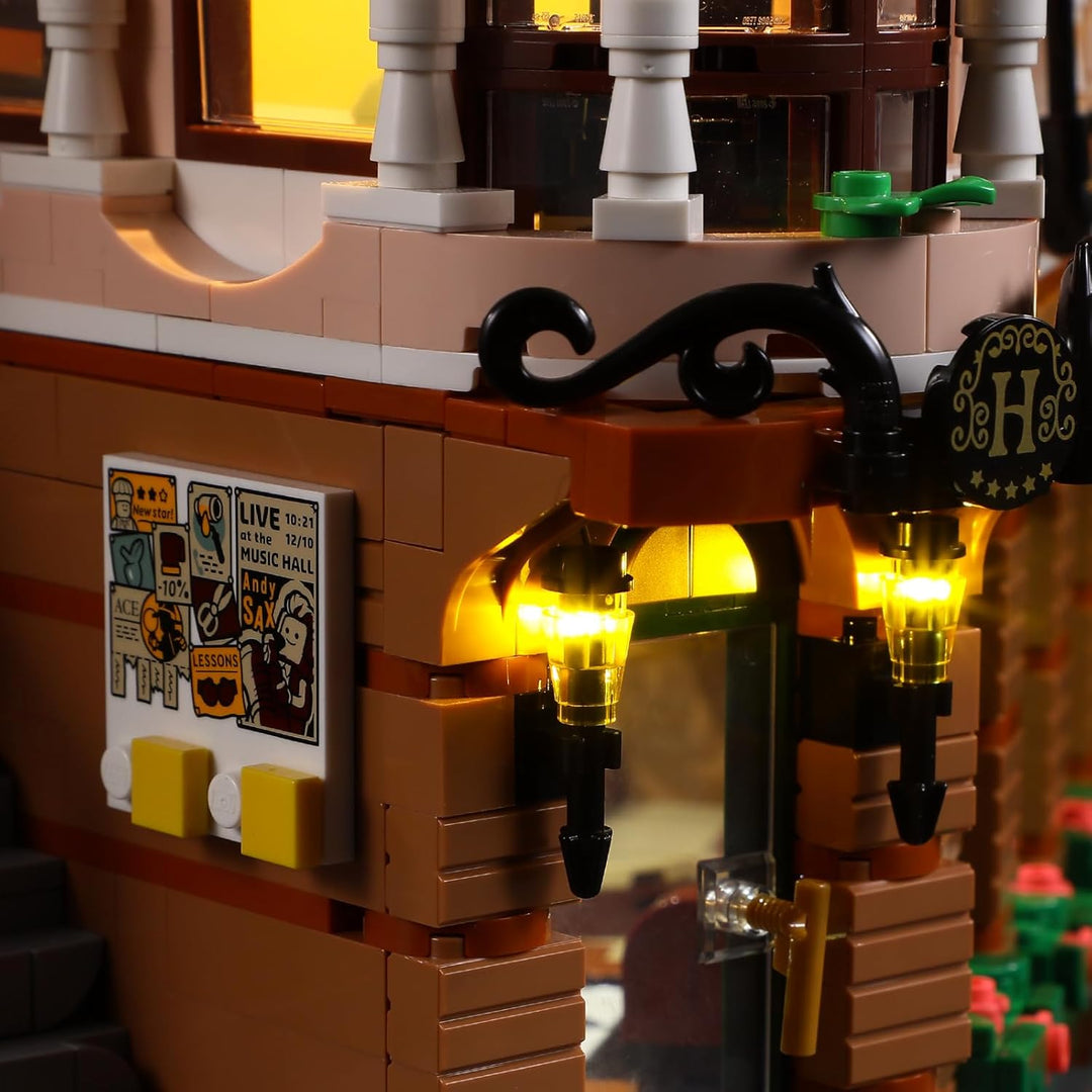 BRIKSMAX Led Beleuchtungsset für Lego Creator Expert Boutique-Hotel - Compatible with Lego 10297 Bau
