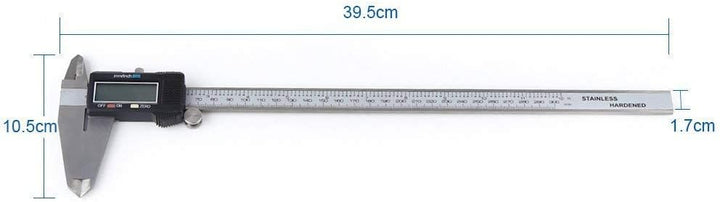 300mm Digital Messschieber Zoll/Bruchstücke/Millimeter Umwandlung 0-12 Zoll Schieblehre Edelstahl Kö