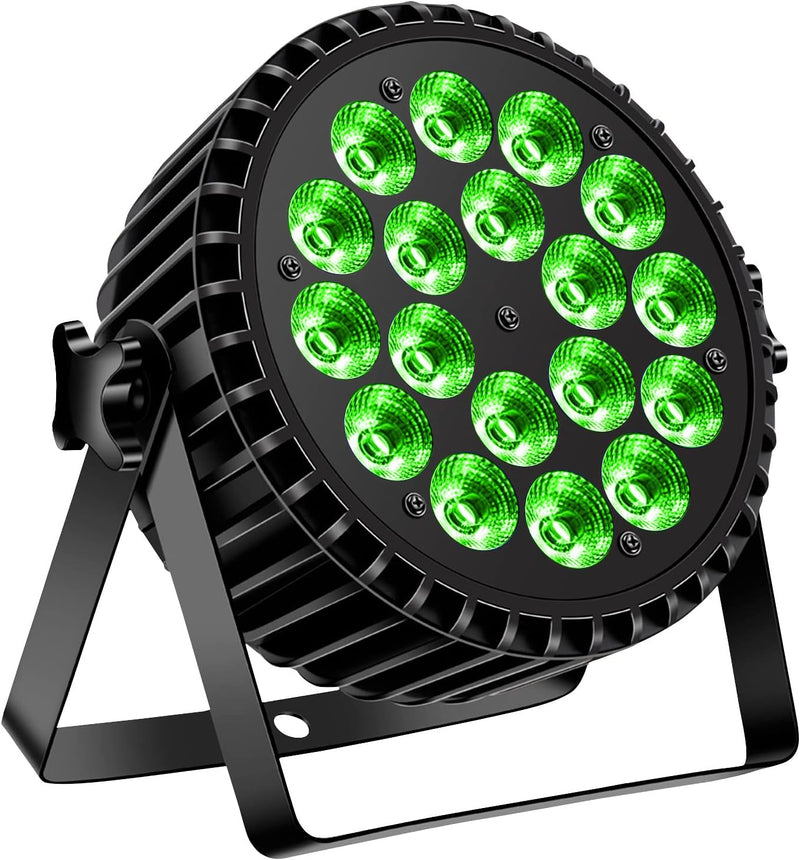 DELIBANG LED Par Scheinwerfer 200W 18 LED Bühnenlicht Strahler Discolicht Partylicht,8CH Par LED Lic