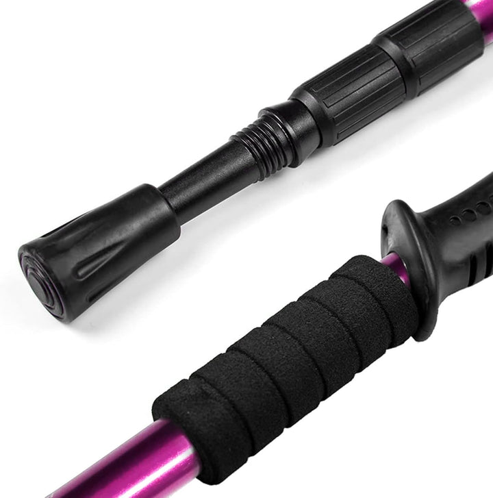 AUTOPkio Walking Stöcke Trekkingstöcke, Nordic Walking Stöcke Verstellbar Aluminium Anti-Schock Lauf