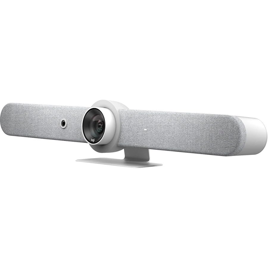 Logitech Rally Bar - 4K, 30fps, 90° FOV, 15x Zoom, Weiss