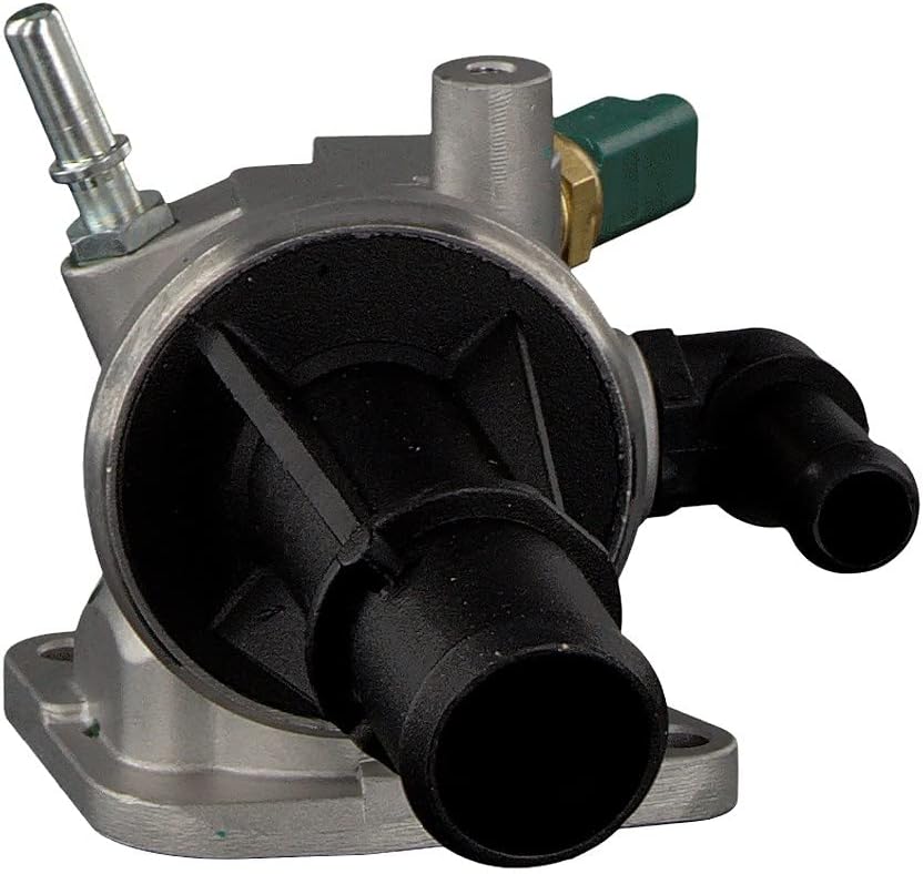 febi bilstein 33956 Thermostatgehäuse mit Temperaturschalter und Dichtung , 1 Stück