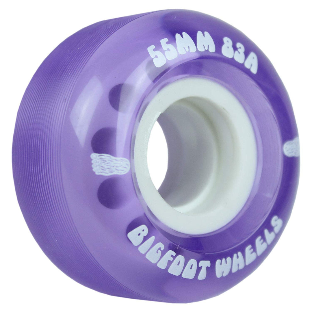 Bigfoot Skateboard-Räder, 53 mm, 83 A, weiche Cruiser-Filmer-Räder 55mm Violett, 55mm Violett