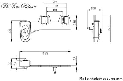 BisBro Deluxe Bidet 1000 | Dusch-WC zur optimalen Intimpflege | Einfach unter dem Klodeckel installi