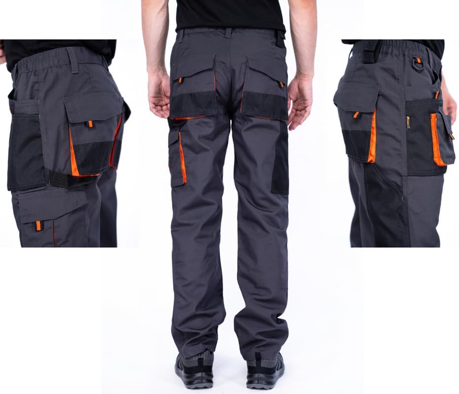 Mazalat Arbeitshosen männer mit Kniepolstertaschen, Grössen S-XXXL, Arbeithose Herren, Arbeitshose,
