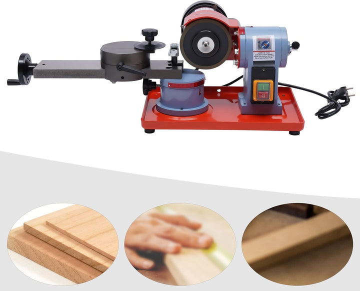 250W Sägeblattschärfgerät, 2850Rpm Schärfmaschine, Verstellbarer Blattschärfer für 80-700 mm Sägeblä
