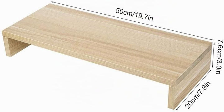 Monitorständer für Schreibtisch Holz, Computerständer für Desktop-Monitor Erhöhung Schreibtisch Comp