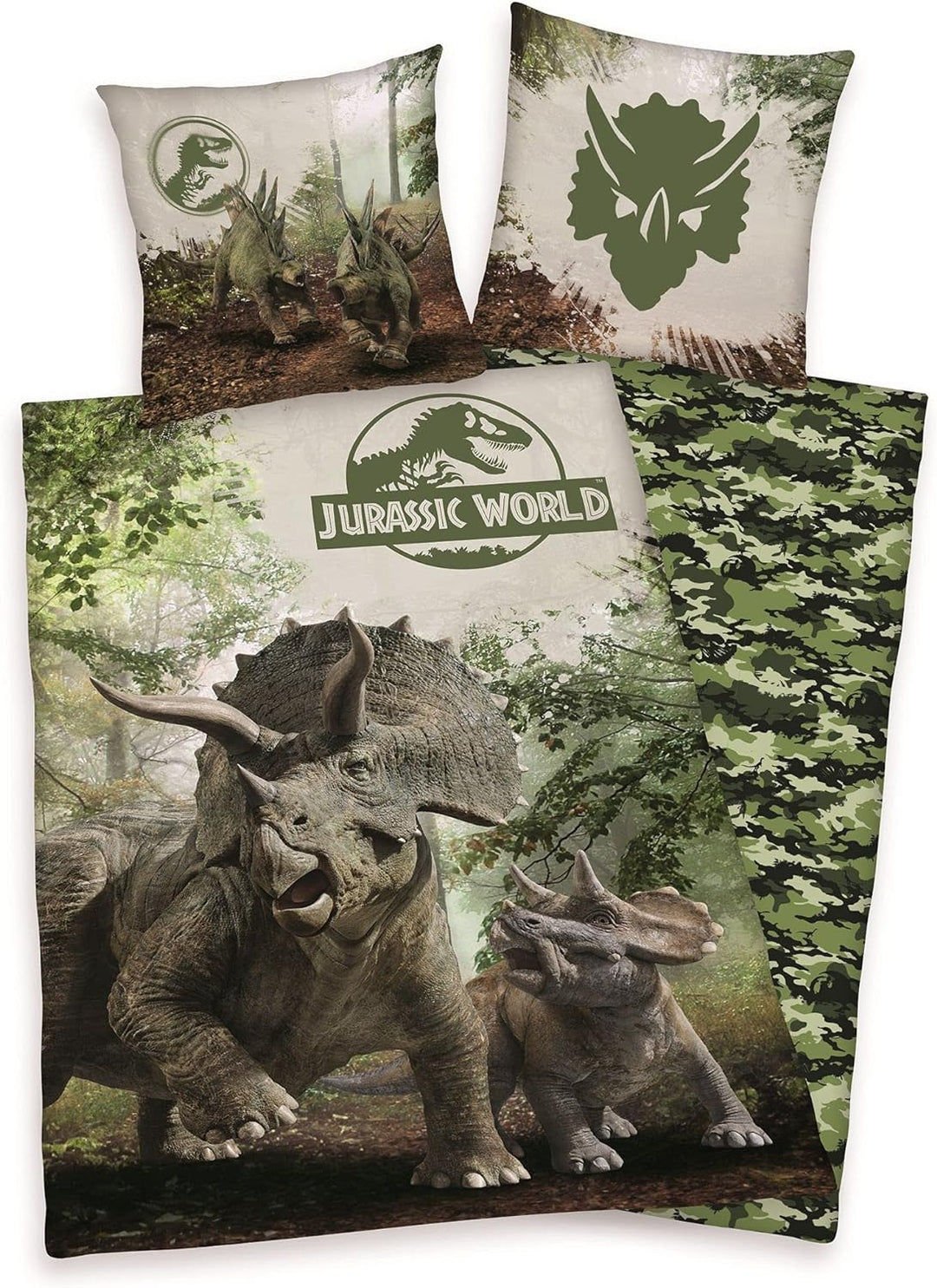 Herding Bettwäsche Jurassic World 135 x 200cm Baumwolle