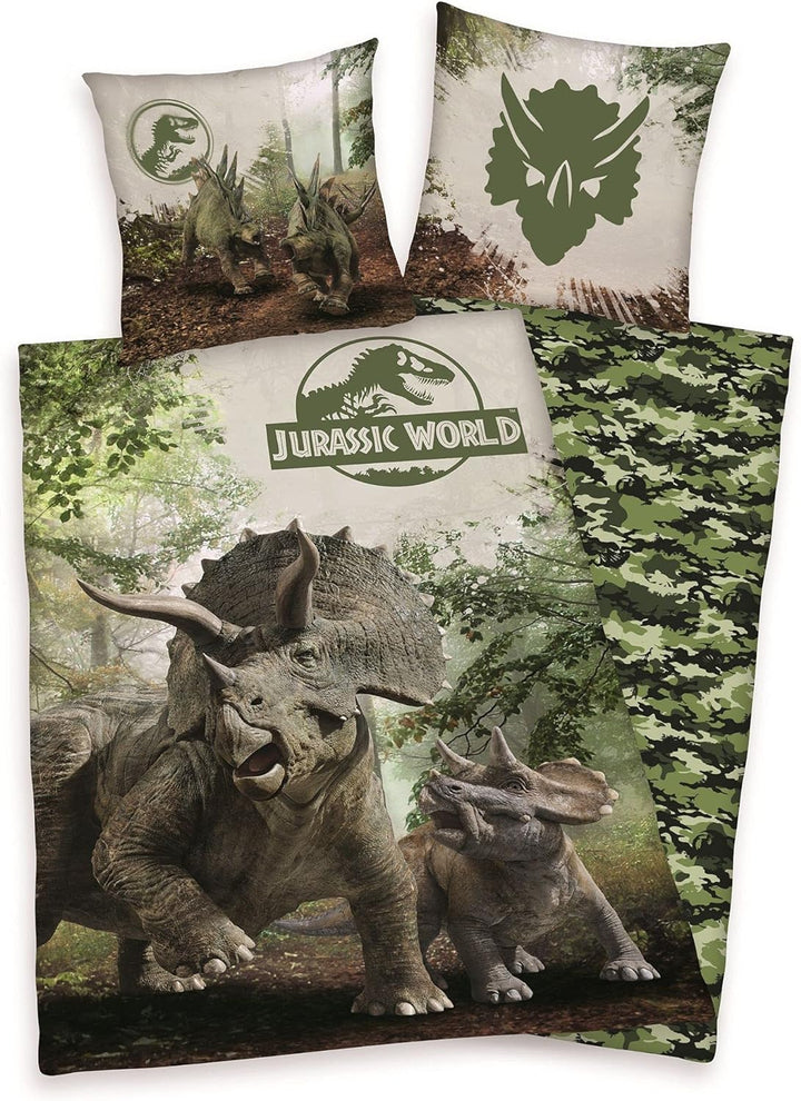Herding Bettwäsche Jurassic World 135 x 200cm Baumwolle